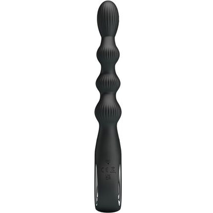 PRETTY LOVE - FEDERER VIBRADOR ANAL 12 VIBRACIONES NEGRO