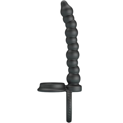 PRETTY LOVE - DILLION ANILLO DOBLE PENETRACIÓN COCK RING BLACK