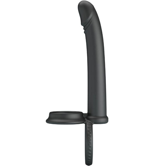 PRETTY LOVE - MOSES ANILLO DOBLE PENE PARA DONLE PENETACIàN NEGRO