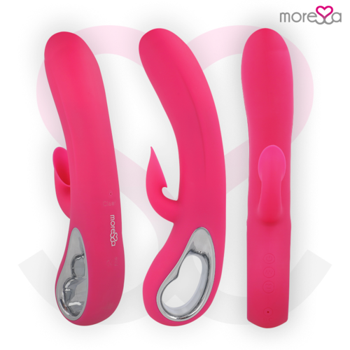 MORESSA - DUSTIN ONDAS ESTIMULADORAS CLITORIAL Y POTENTE VIBRACIÓN PREMIUM SILICONE RECARGABLE