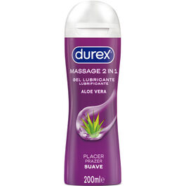 DUREX | GEL Lubricante DE MASAJE SUAVE ALOE VERA 200 ML