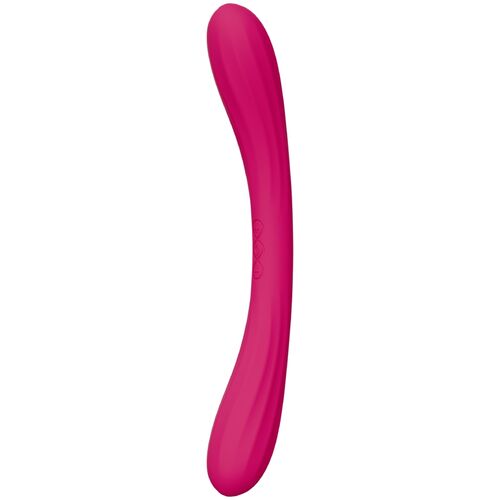 LELO Boomerang Vibrador Doble Extremo Recargable Impermeable Cereza