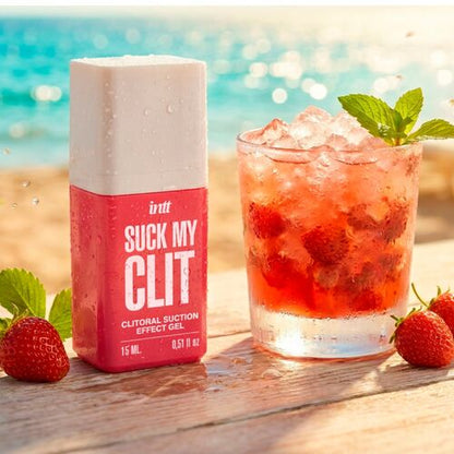 INTT Suck My Clit Gel Efecto Succión Clitorial Fresa Salvaje 15 ml