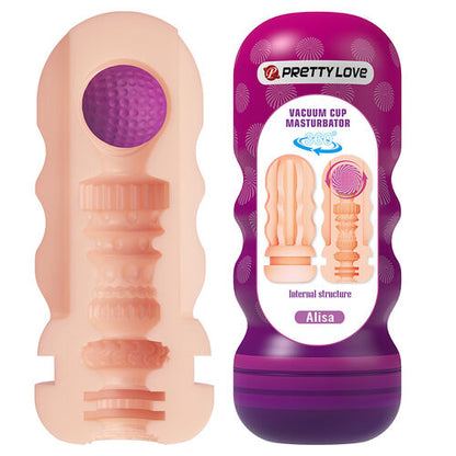 Pretty Love Alisa Masturbador Masculino con Ventosa y Texturas Internas