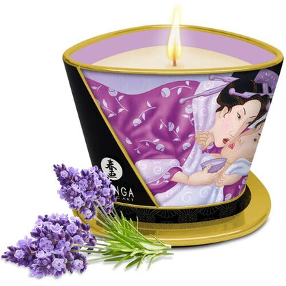 Shunga vela de masaje aroma lavanda 170 ml