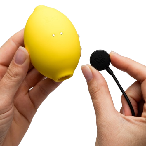 ROMP Lemon Crush Estimulador de Clítoris por Ondas de Presión Recargable Amarillo