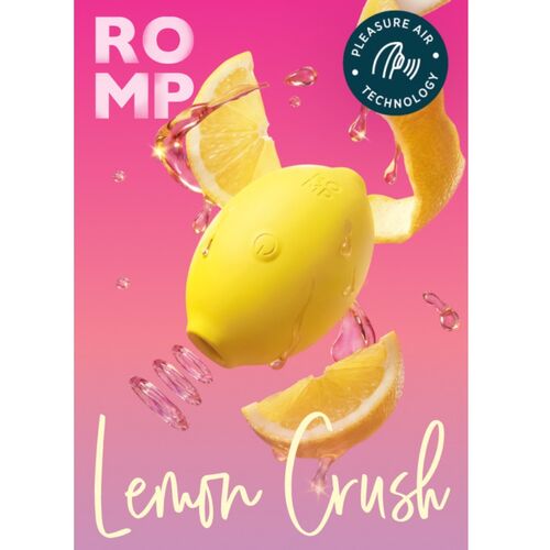 ROMP Lemon Crush Estimulador de Clítoris por Ondas de Presión Recargable Amarillo