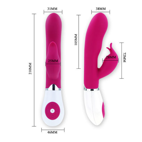 Pretty Love Felix Vibrador Rabbit 30 Modos Doble Estimulación Silicona