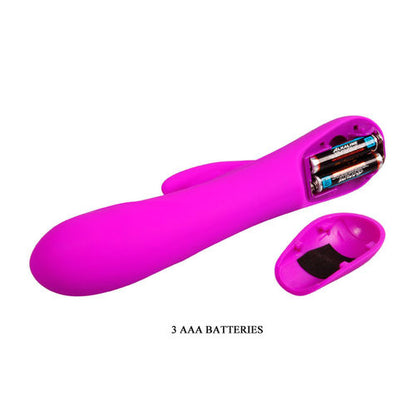 Pretty Love Barrette Vibrador Rabbit 30 Modos Doble Motor Silicona