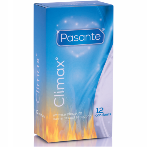 PASANTE Climax preservativos efecto calor y frío 12 unidades