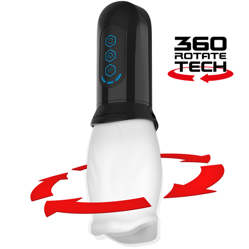 Jamyjob Spinjob Masturbador Masculino con Rotación 360° Recargable