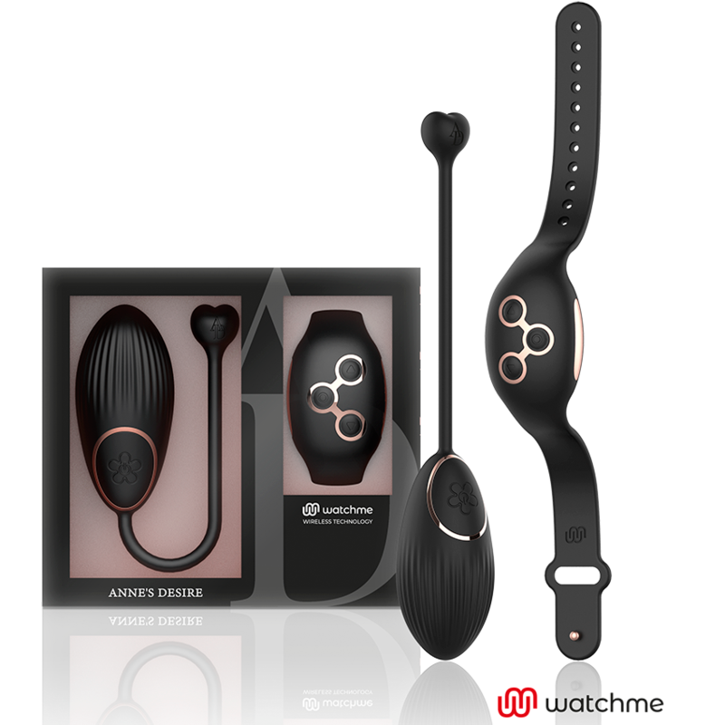 ANNE'S DESIRE - HUEVO CONTROL REMOTO TECNOLOGÖA WATCHME NEGRO/GOLD