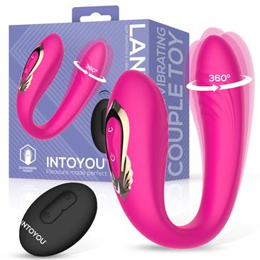 INTOYOU Lanty Vibrador para Parejas con Oscilación 360º y Control Remoto