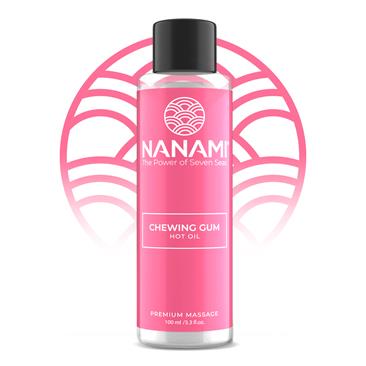NANAMI Aceite de Masaje Efecto Calor Hot Oil Aroma Chicle 100ml