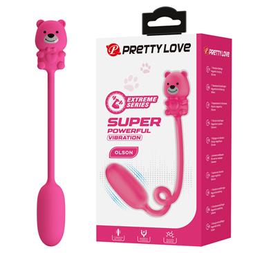 PRETTY LOVE Olson Vibrador de Silicona Recargable con 7 Funciones de Vibración