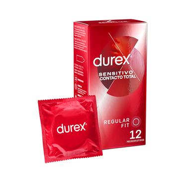 DUREX Preservativos Sensitivo Contacto Total 12ud