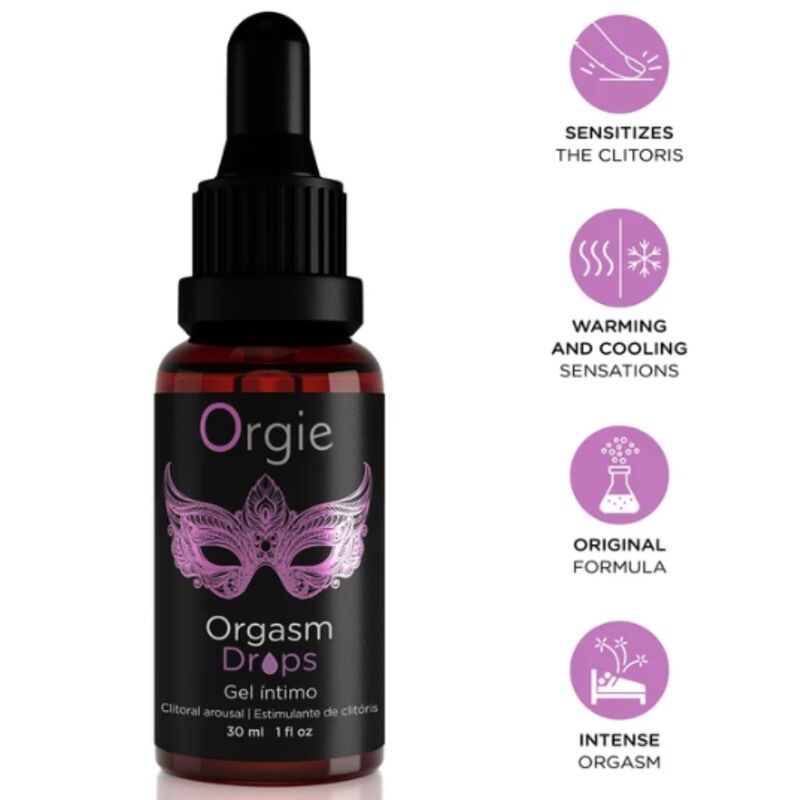 ORGIE - Orgasm Drops Gotas Estimulantes para Clítoris 30 ml