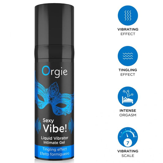 ORGIE - Sexy Vibe! Gel íNtimo Efecto Vibrante 15 ml