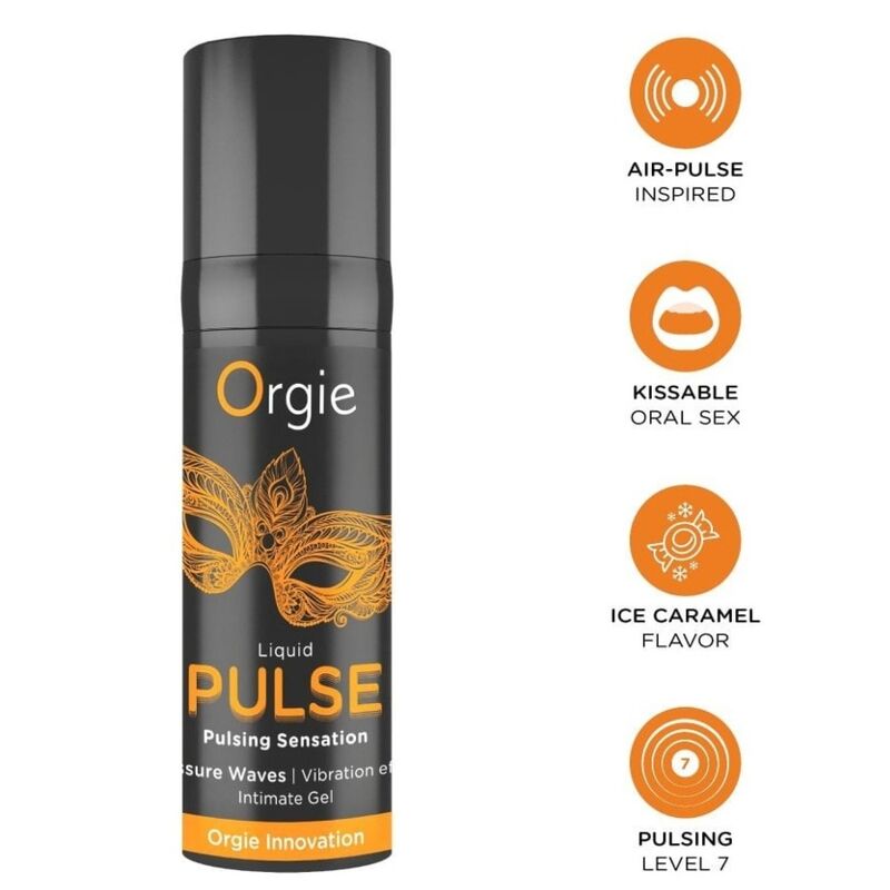 ORGIE - Pulse Gel íNtimo Besable Efecto Pulsante 15 ml