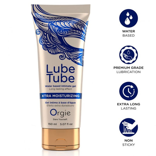 ORGIE - Lube Tube Xtra Moisturizing Gel íNtimo Base Agua 150 ml