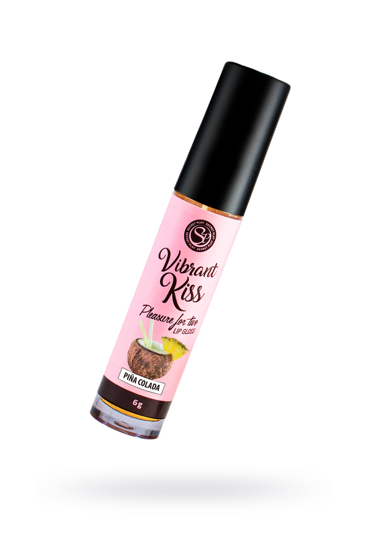 SECRETPLAY Vibrant Kiss | Lip Gloss Comestible Sabor Piña Colada