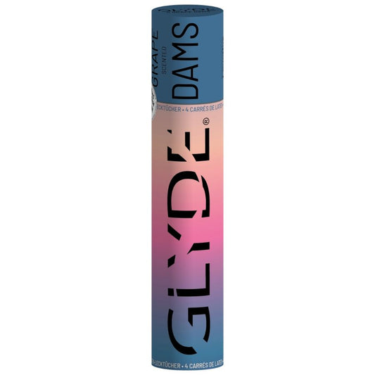 SHEER GLYDE Oral Dams | Barrera Oral de Látex Sabor Uva